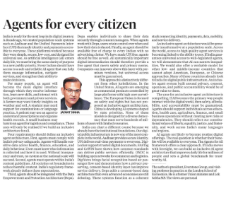 President, Jayant Sinha on well-regulated AI agents